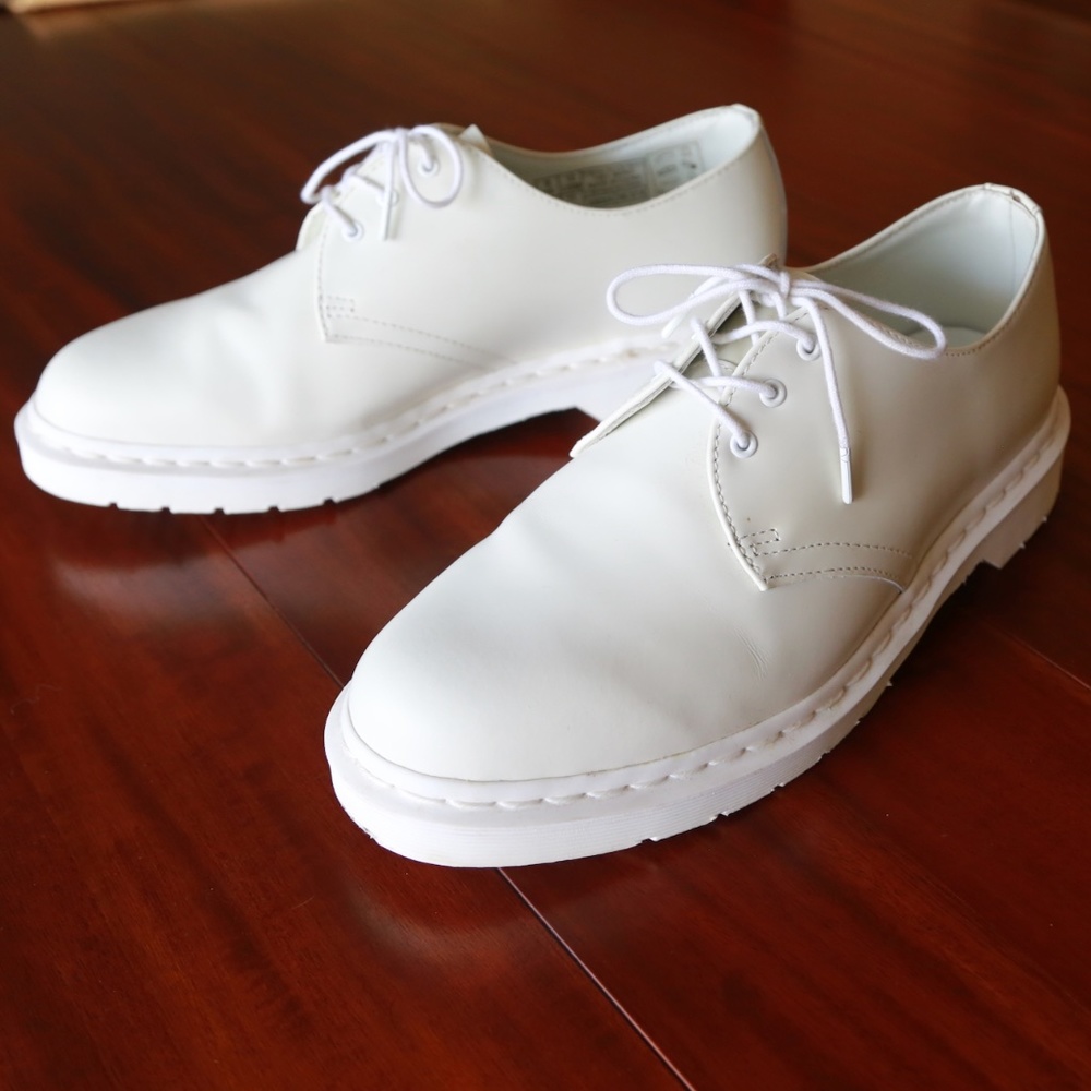 Dr. Martens All-white 1461 Mono oxford shoes